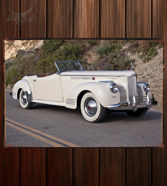 Металлическая табличка Packard Darrin 180 Convertible Victoria Металлическая табличка Packard Darrin 180 Convertible Victoria